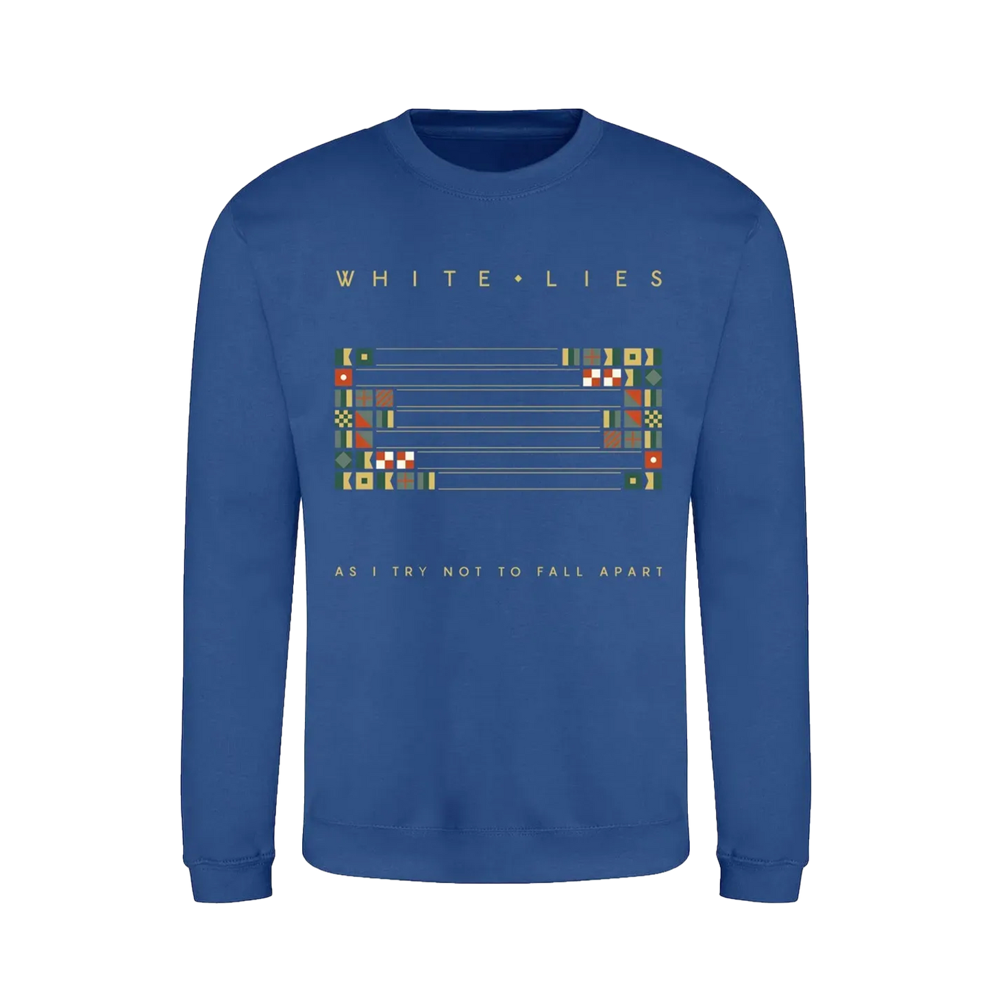 As I Try Not To Fall Apart - Sweatshirt (Blue)