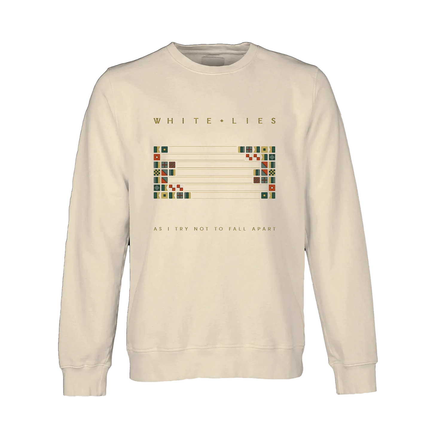 As I Try Not To Fall Apart - Sweatshirt (Cream)
