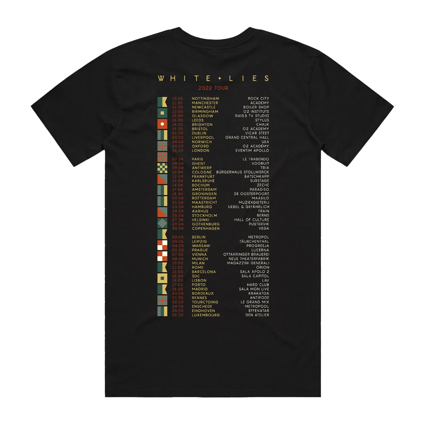 Tour 2022 - Black T-shirt