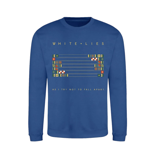 As I Try Not To Fall Apart - Sweatshirt (Blue)